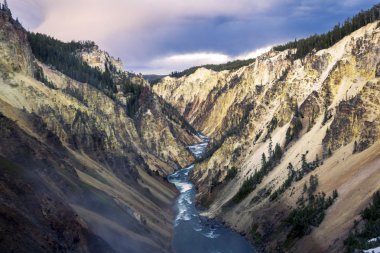 Grand Canyon of the Yellowstone, USA clipart