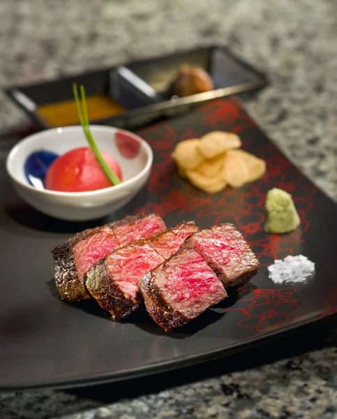 Yonezawa wagyu beef teppanyaki