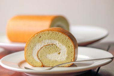 Geleneksel İsviçre rulo, seçici odak