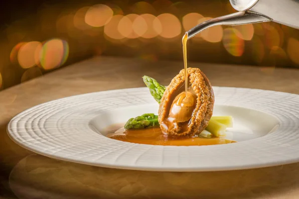 Asya Mutfağı - abalone, seçici odak