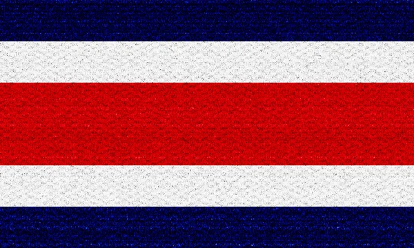 Costa Rica flag — Stock Photo, Image