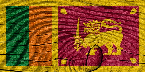 Bandeira do Sri Lanka — Fotografia de Stock