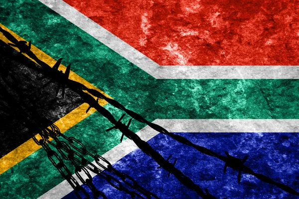 South africa flag — Stock Photo, Image