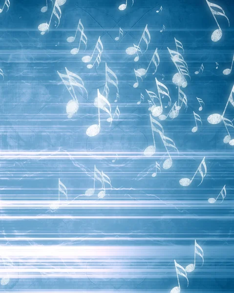 Musical notes on background — Stock Photo, Image