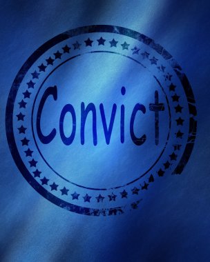 Mahkum damga grunge arka plan üzerinde