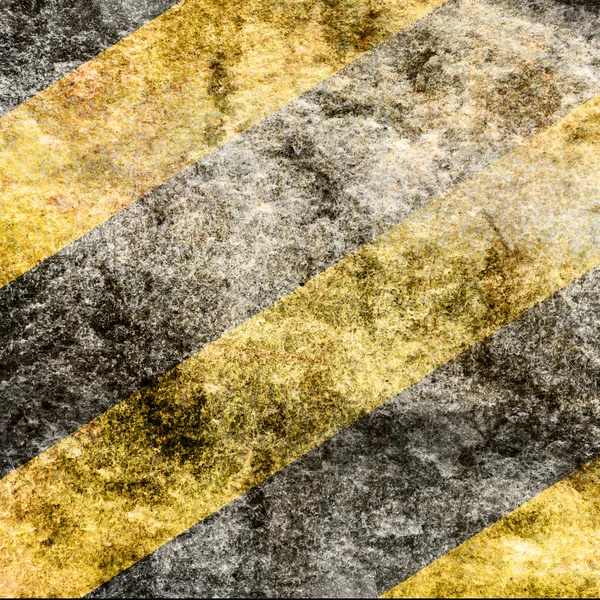 Black and yellow hazard lines — Stock Photo, Image