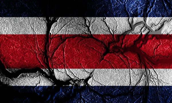 Costa Rica flag — Stock Photo, Image