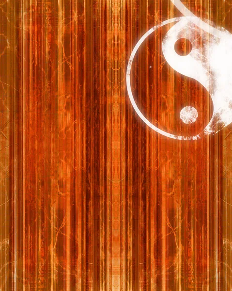 Yin en yang symbool — Stockfoto