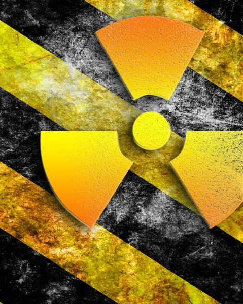 Nuclear danger background — Stock Photo, Image