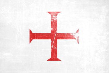 Templar şövalye bayrak