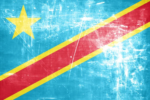 1.刚果民主共和国国旗 — 图库照片
