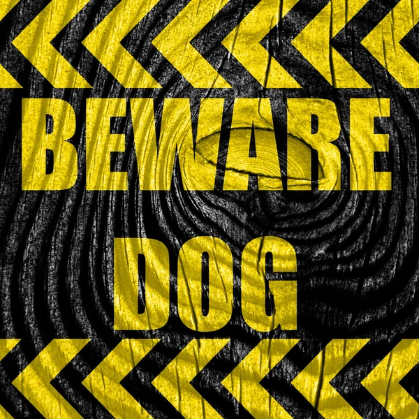 Beware of dog sign — Stock Photo, Image