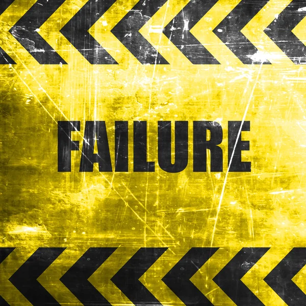 Failure sign with some smooth lines — Stock Photo, Image