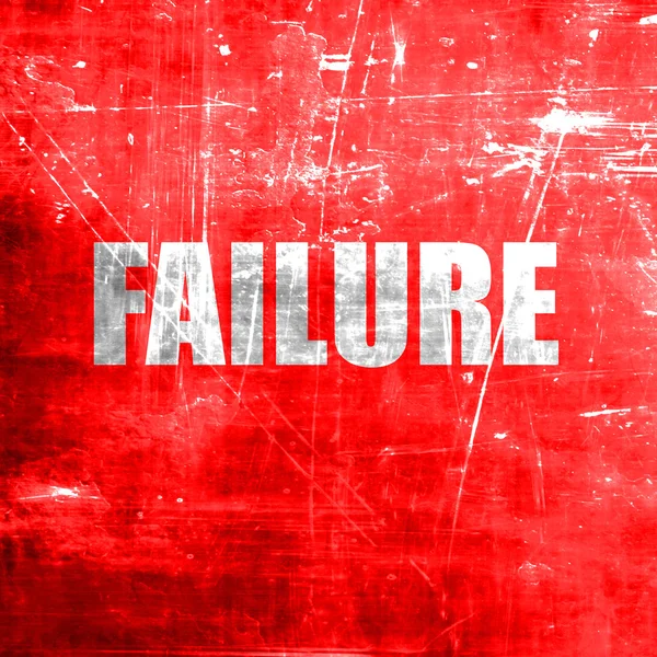 Failure sign with some smooth lines — Stock Photo, Image