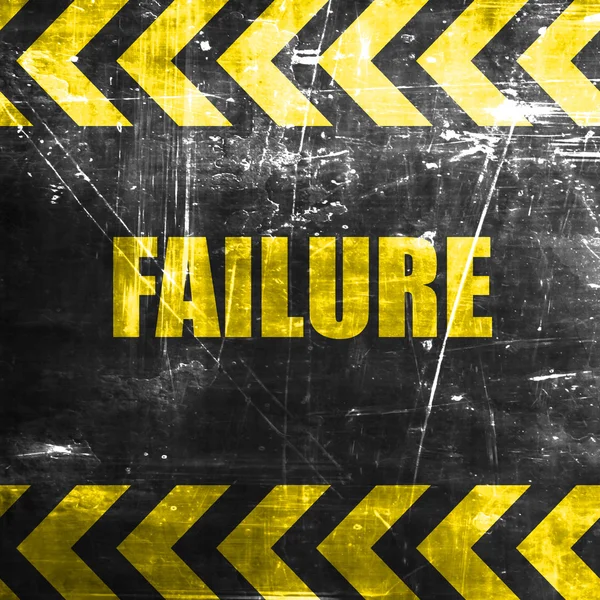 Failure sign with some smooth lines — Stock Photo, Image