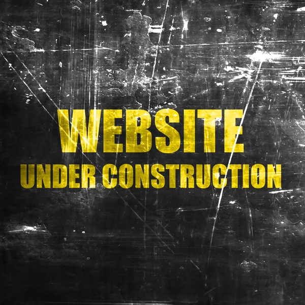 Under construction sign — Stock Photo, Image