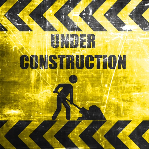 Under construction sign — Stock Photo, Image