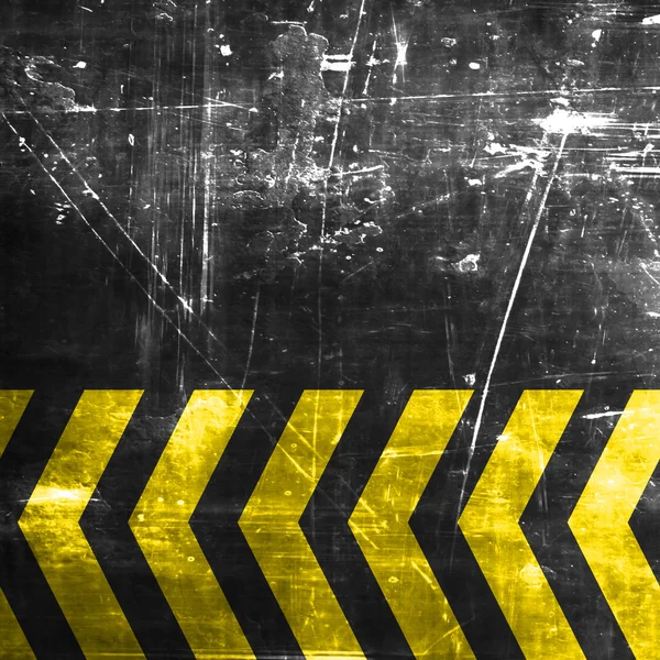 Black and yellow hazard stripes — Stock Photo, Image