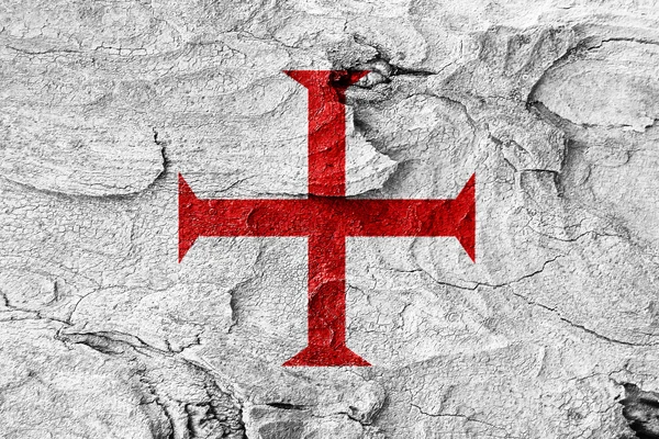 Knight Templar σημαία — Φωτογραφία Αρχείου