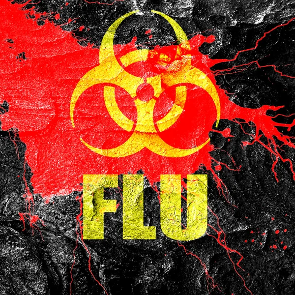 Concepto de virus de la gripe —  Fotos de Stock