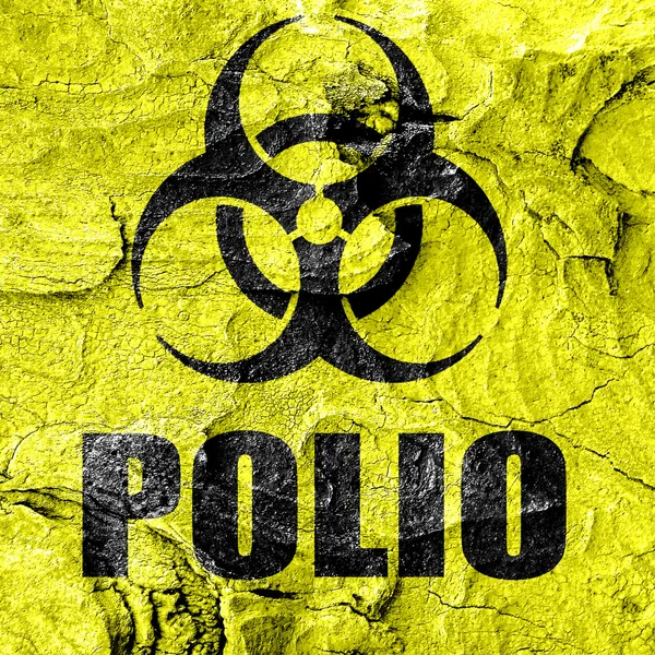 Contexte du concept de polio — Photo