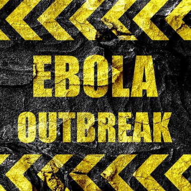 Ebola salgını konsepti arka plan