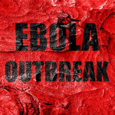 Ebola salgını konsepti arka plan
