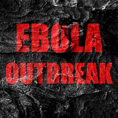 Ebola salgını konsepti arka plan