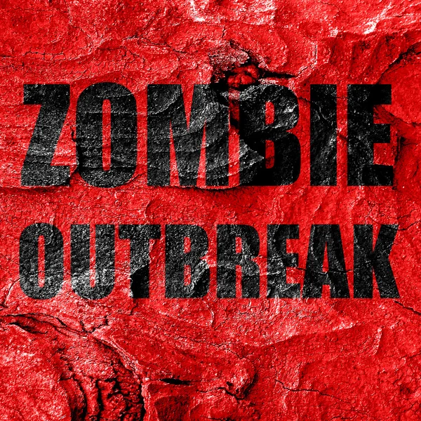 Zombie virus concept arrière-plan — Photo