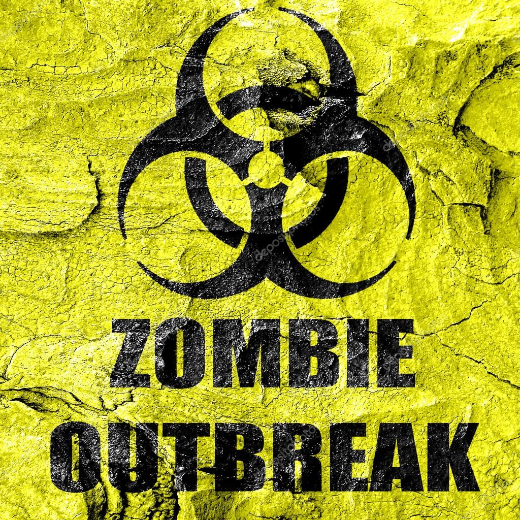 Zombie virus concept background — Stock Photo © ellandar