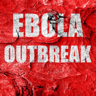 Ebola salgını konsepti arka plan