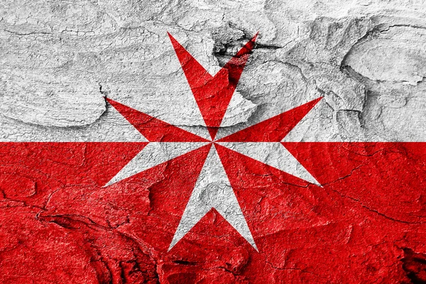 Malta cavaleiros bandeira — Fotografia de Stock