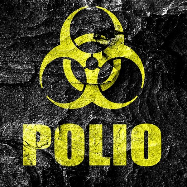 Contexte du concept de polio — Photo
