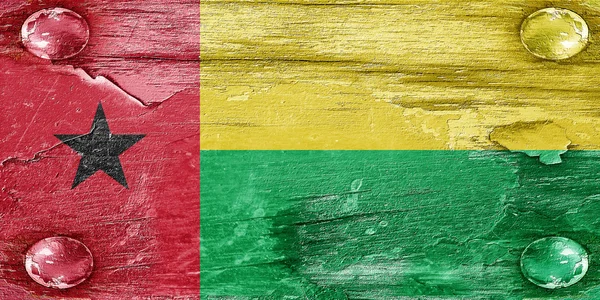 几内亚几内亚比绍旗 — 图库照片