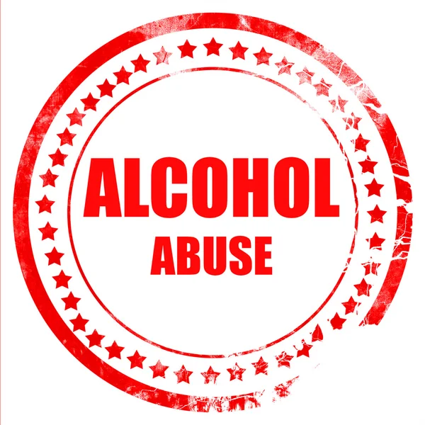 Signo de abuso de alcohol —  Fotos de Stock