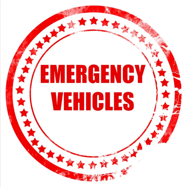 Emergency services sign — Stockfoto