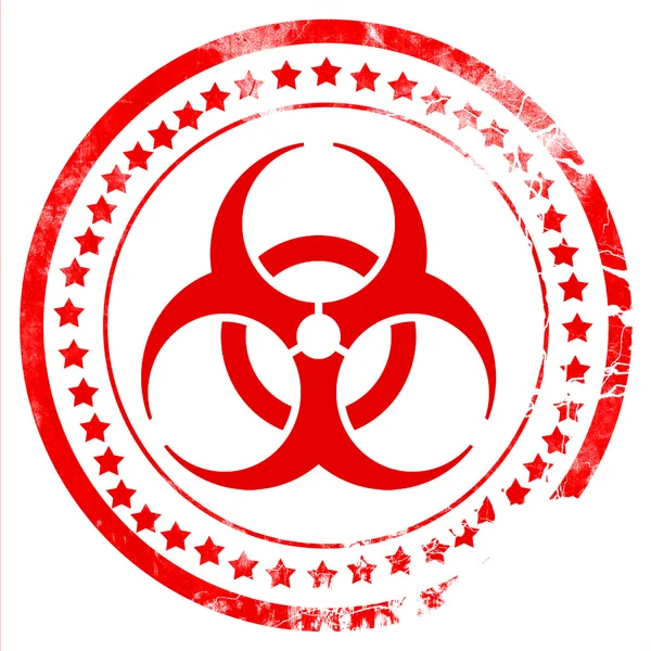 Bio hazard sign on a grunge background — Stock Photo, Image