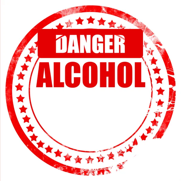 Знак зловживання алкоголем — стокове фото