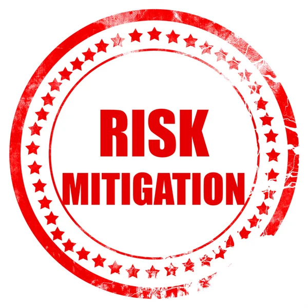 Risk mitigation sign — Stock Photo, Image