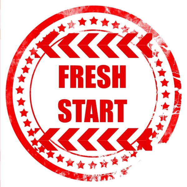 Fresh start sign — Stock Photo, Image