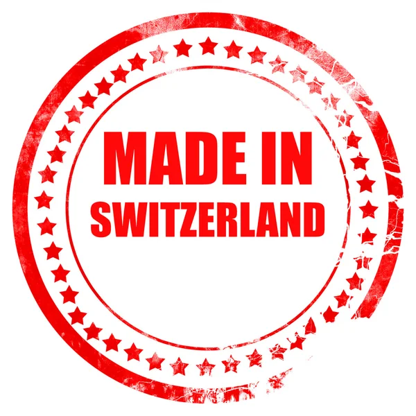 瑞士制造的 — 图库照片