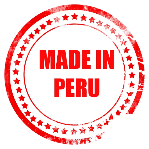 Made in peru — Stock Photo, Image