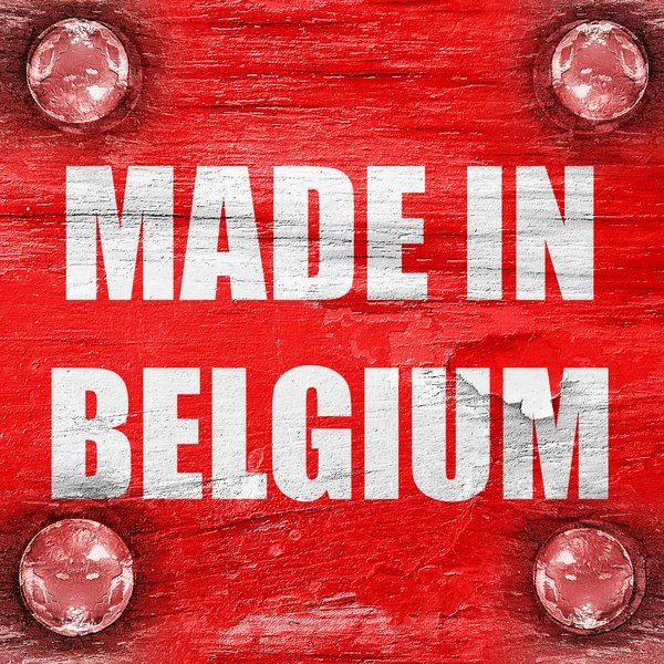 Fabricado en Bélgica — Foto de Stock