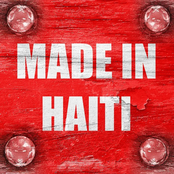 Haiti'de yapıldı — Stok fotoğraf