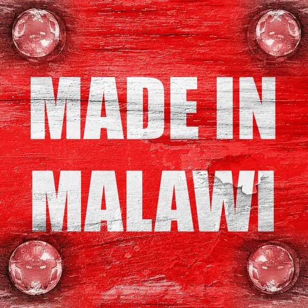 Gemaakt in malawi — Stockfoto