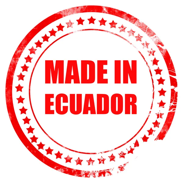 Hecho en Ecuador — Foto de Stock