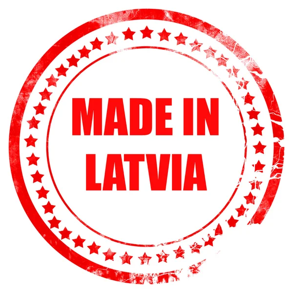 Зроблено в Латвії — стокове фото