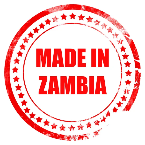 Hergestellt in Sambia — Stockfoto