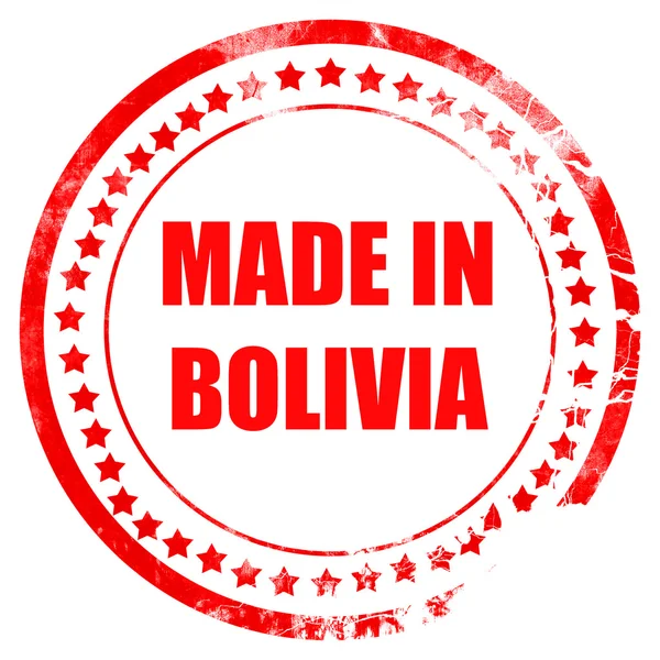 Made in bolivia — Stock Photo, Image