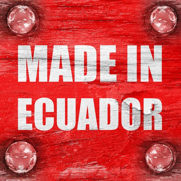 Hecho en Ecuador —  Fotos de Stock